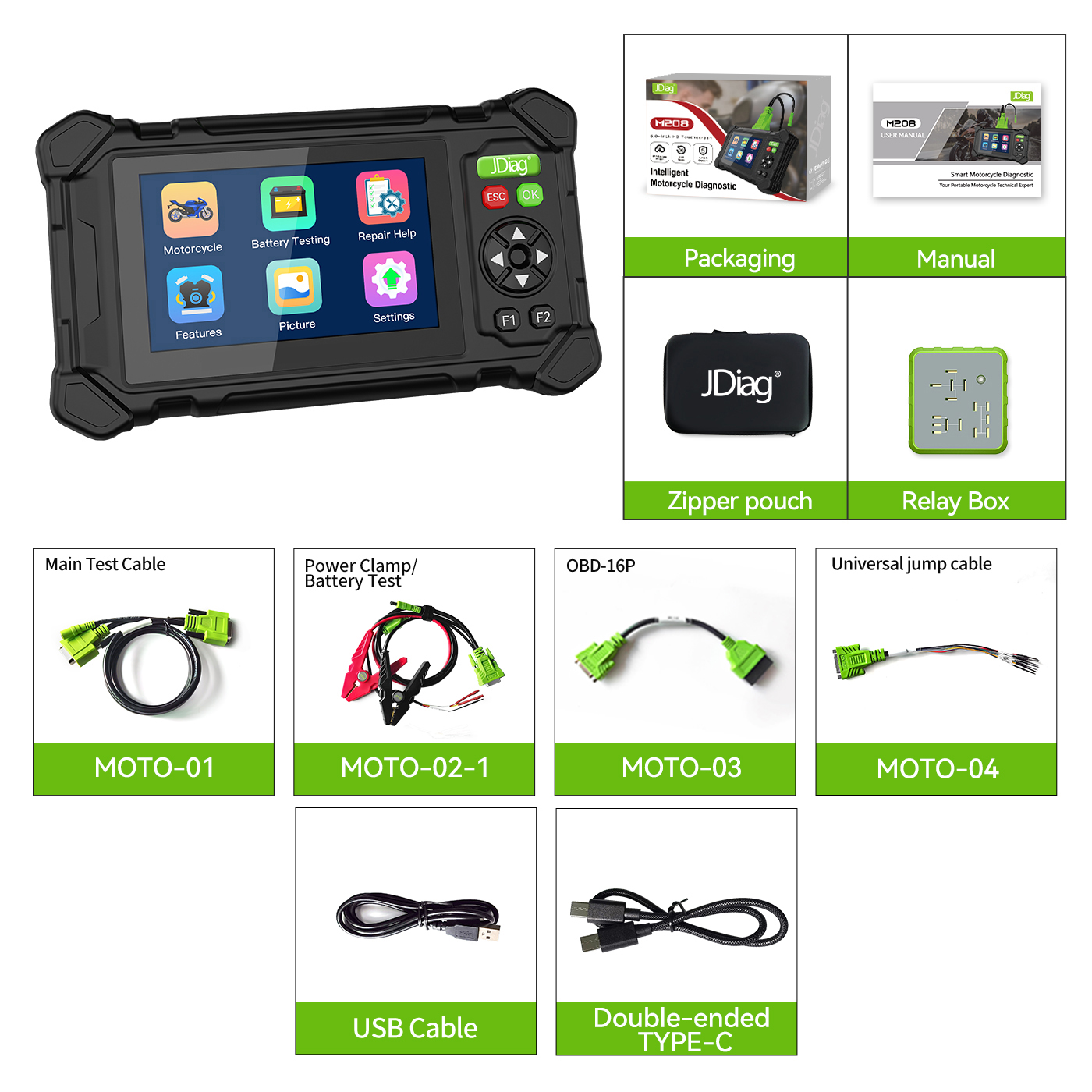 M208 Motorcycle Diagnostic Tool